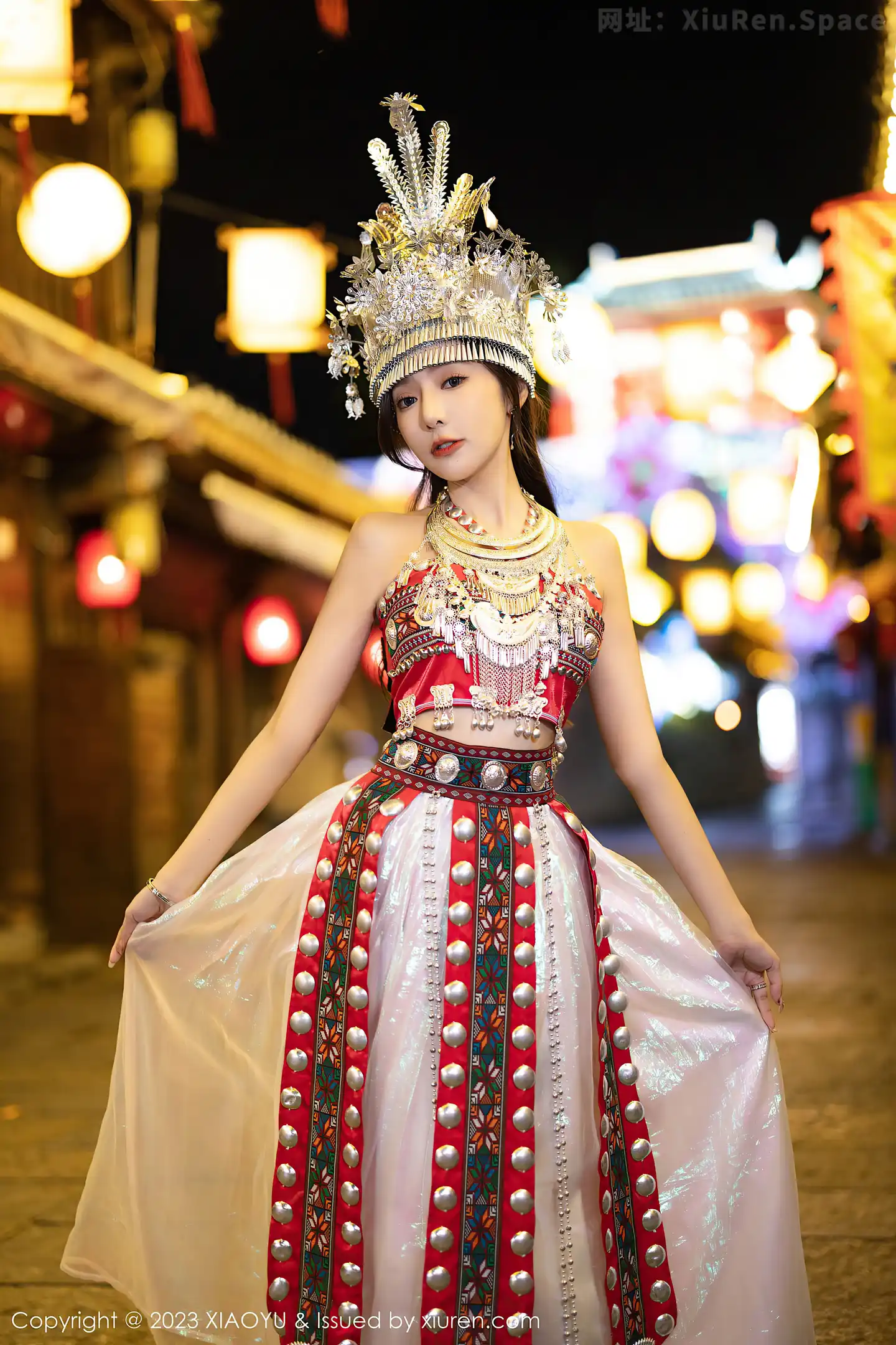 图片[2]-[XiaoYu画语界]Vol.1091 女神王馨瑶yanni性感黑色薄纱服配开档黑丝秀曼妙身姿诱惑写真82P-秀人网官方网站